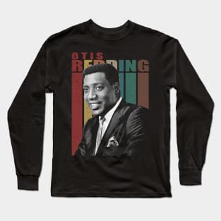 Soulful Crooning Chronicles Redding's Iconic Music Scenes Apparel Long Sleeve T-Shirt